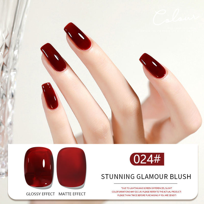 30 Colors Blush Gel Nail Polish Set UV LED Soak Off Nail Gel
