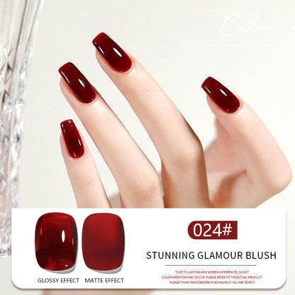 30 Colors Blush Gel Nail Polish Set UV LED Soak Off Nail Gel