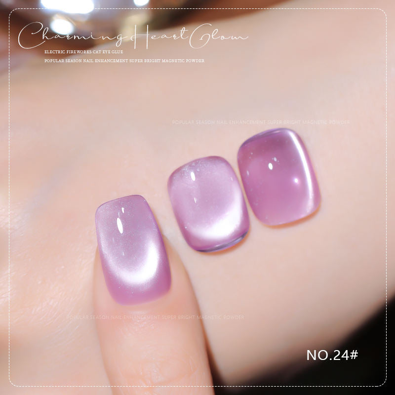 36 Colors Charming Heart Glow Cat Eye Gel Polish Set UV LED Soak