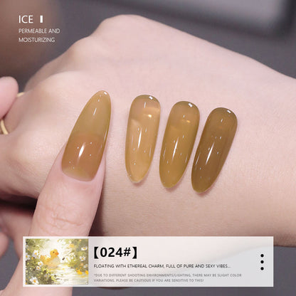 24 Colors Milky Nude Jelly Gel Polish UV LED Soak Off Nail Gel for Salon