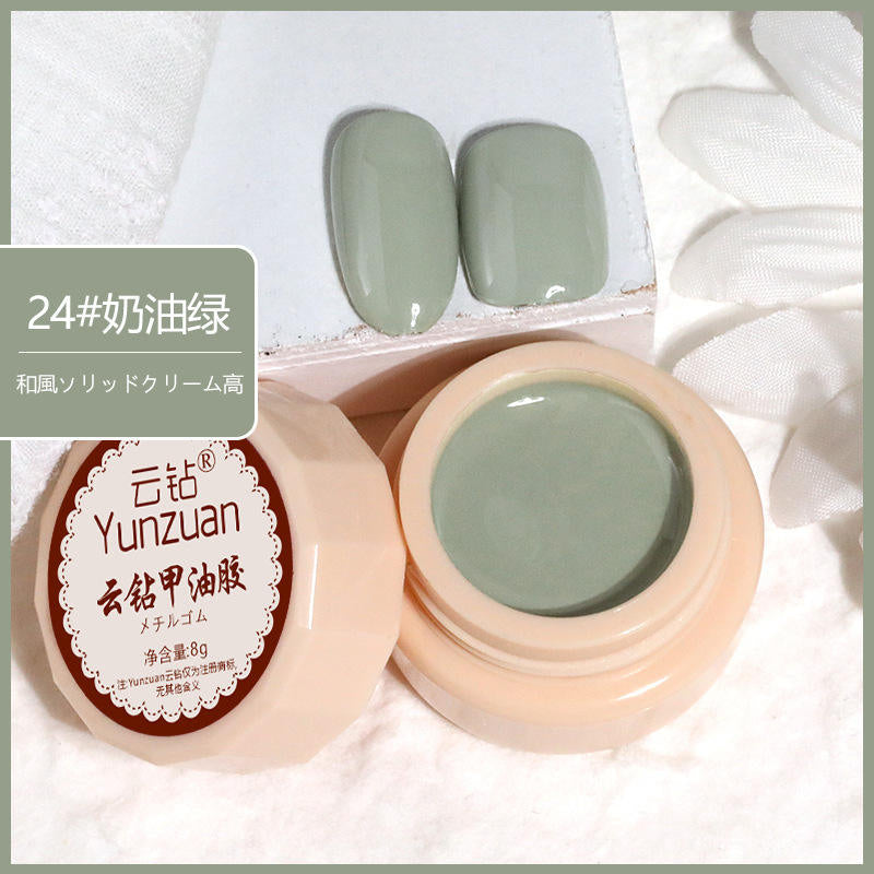 68 Colors 8g Oil Painting No-Wipe Patting Gel, Silk Smooth Natural Gradient Long-Lasting Sponge Nail Gel