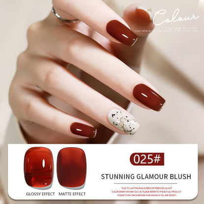 30 Colors Blush Gel Nail Polish Set UV LED Soak Off Nail Gel