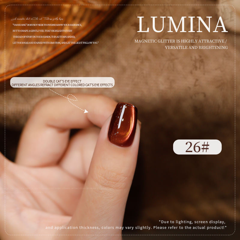 36 Colors Lumina Cat Eye Gel Polish Set UV LED Soak Off