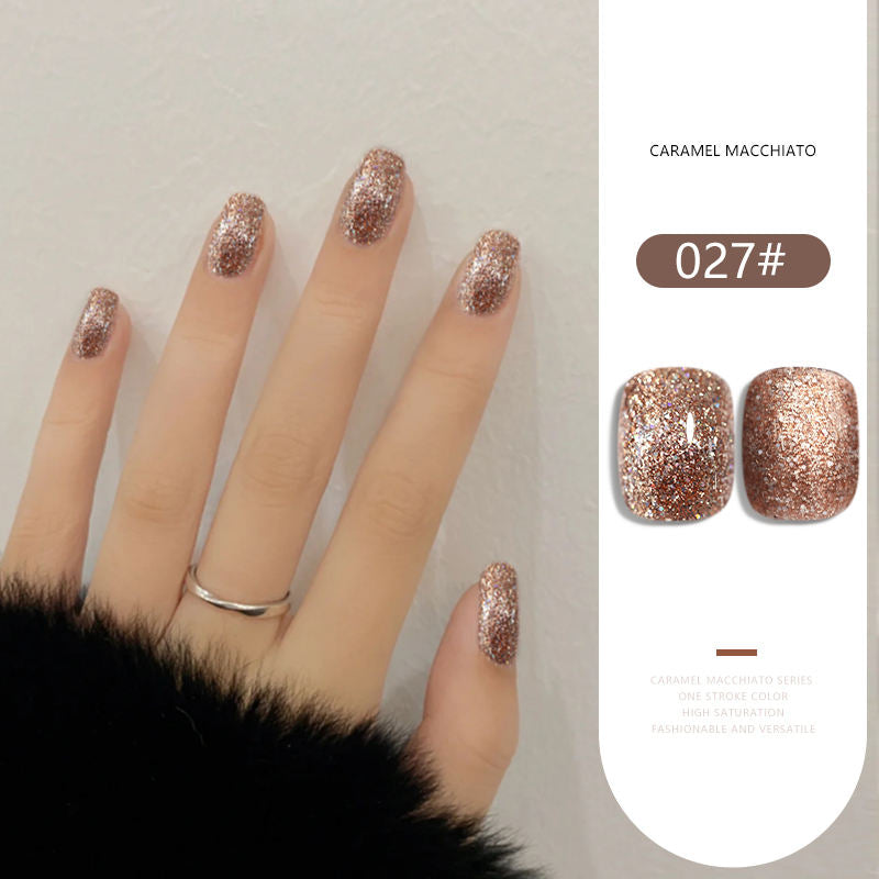 36 Colors Caramel Macchiato Nude Gel Polish Set 15ML Milky Brown UV LED Nail Gel