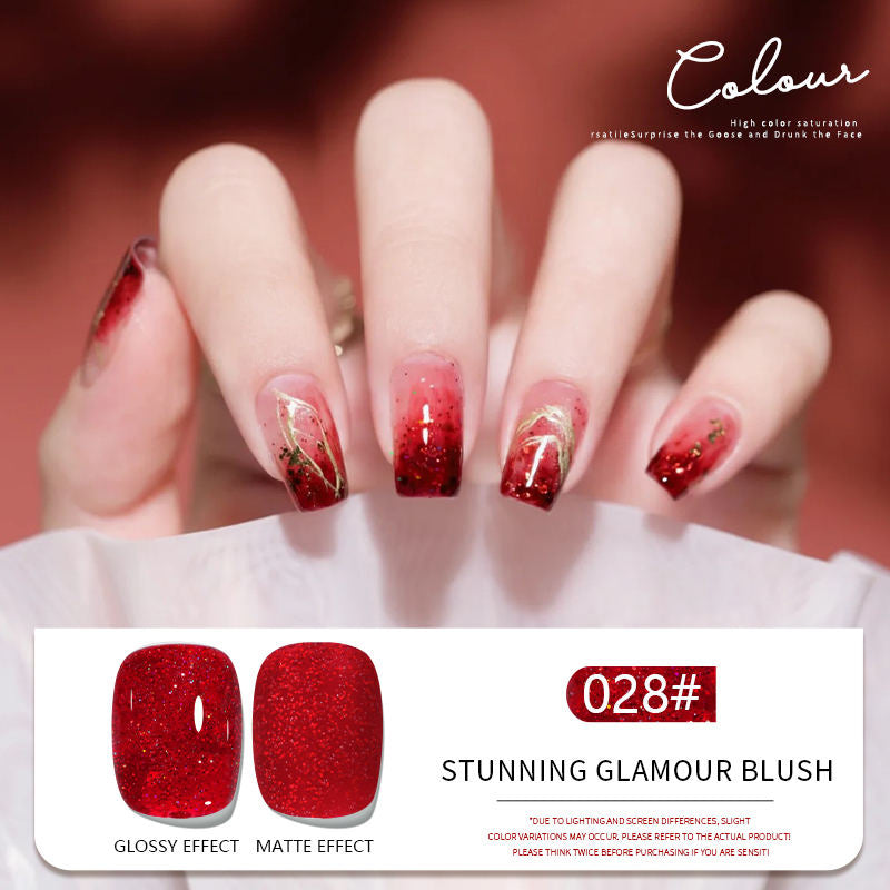 30 Colors Blush Gel Nail Polish Set UV LED Soak Off Nail Gel