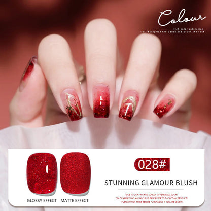 30 Colors Blush Gel Nail Polish Set UV LED Soak Off Nail Gel