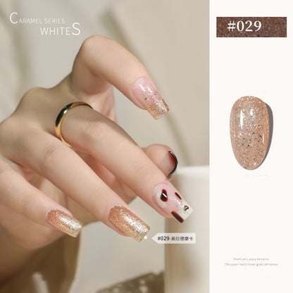 30 Colors  15ML Maillard Caramel Mocha Soak Off UV LED Nail Gel, Early Autumn Trend Color