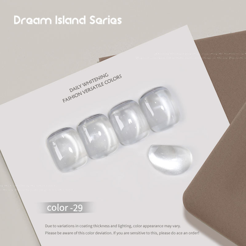 Dream Island 36 Colors Cat Eye Gel Polish Aurora Magnetic Glass Bead Soak Off UV LED Nail Gel