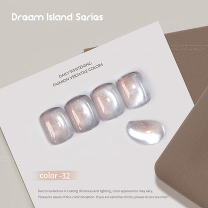Dream Island 36 Colors Cat Eye Gel Polish Aurora Magnetic Glass Bead Soak Off UV LED Nail Gel