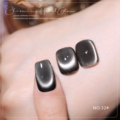 36 Colors Charming Heart Glow Cat Eye Gel Polish Set UV LED Soak