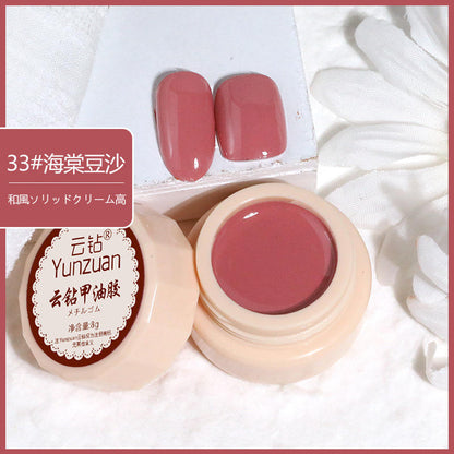 68 Colors 8g Oil Painting No-Wipe Patting Gel, Silk Smooth Natural Gradient Long-Lasting Sponge Nail Gel