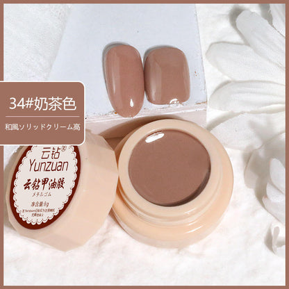 68 Colors 8g Oil Painting No-Wipe Patting Gel, Silk Smooth Natural Gradient Long-Lasting Sponge Nail Gel