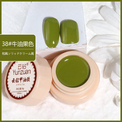 68 Colors 8g Oil Painting No-Wipe Patting Gel, Silk Smooth Natural Gradient Long-Lasting Sponge Nail Gel