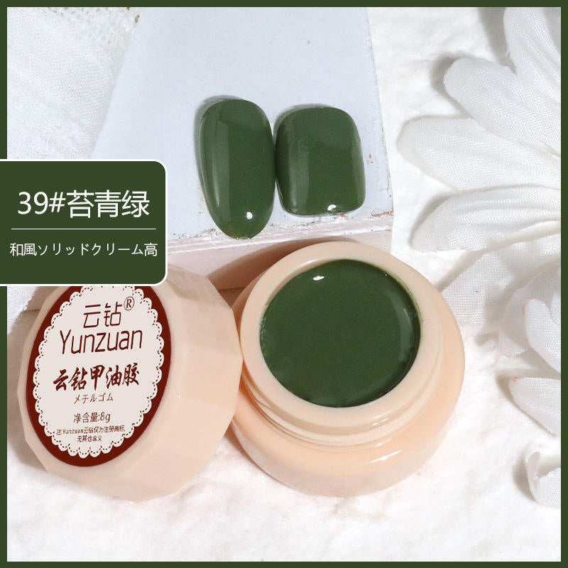 68 Colors 8g Oil Painting No-Wipe Patting Gel, Silk Smooth Natural Gradient Long-Lasting Sponge Nail Gel