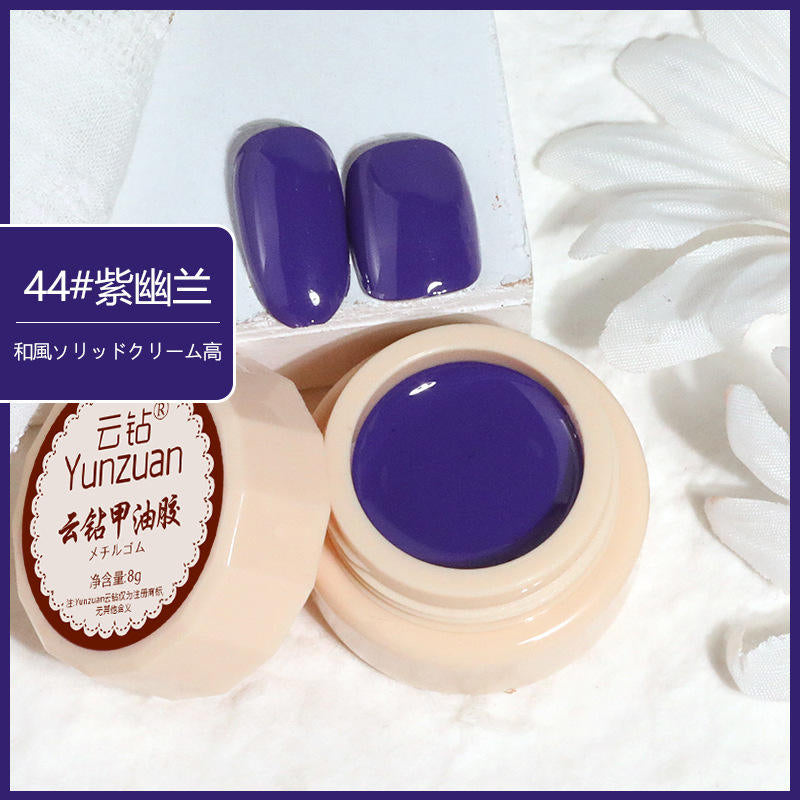 68 Colors 8g Oil Painting No-Wipe Patting Gel, Silk Smooth Natural Gradient Long-Lasting Sponge Nail Gel