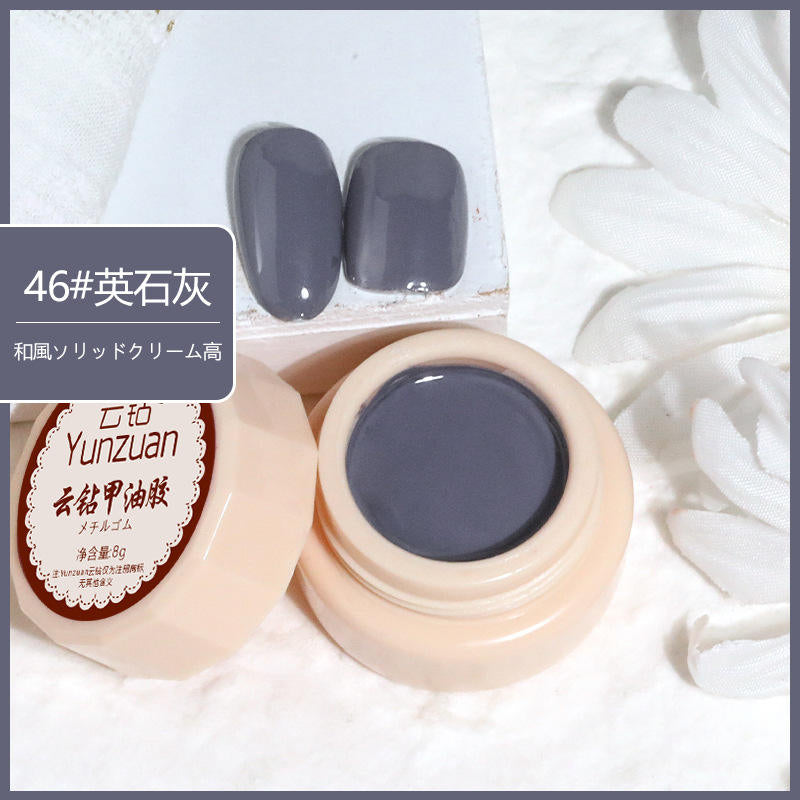 68 Colors 8g Oil Painting No-Wipe Patting Gel, Silk Smooth Natural Gradient Long-Lasting Sponge Nail Gel