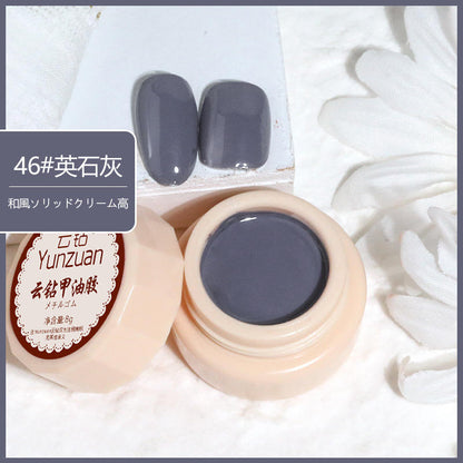 68 Colors 8g Oil Painting No-Wipe Patting Gel, Silk Smooth Natural Gradient Long-Lasting Sponge Nail Gel