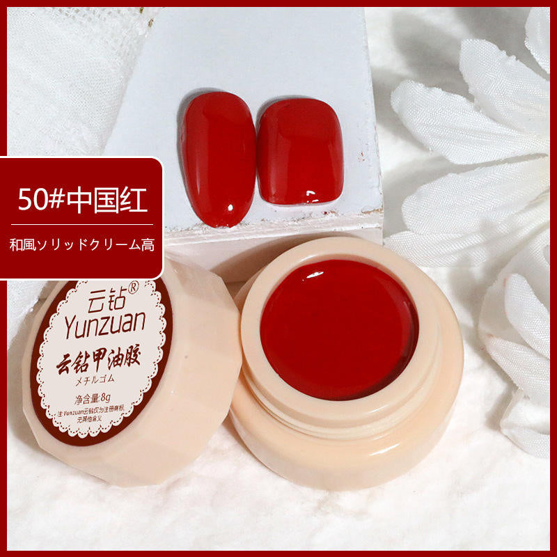 68 Colors 8g Oil Painting No-Wipe Patting Gel, Silk Smooth Natural Gradient Long-Lasting Sponge Nail Gel