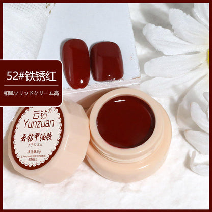 68 Colors 8g Oil Painting No-Wipe Patting Gel, Silk Smooth Natural Gradient Long-Lasting Sponge Nail Gel