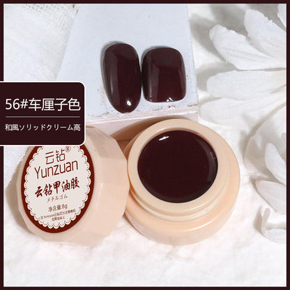 68 Colors 8g Oil Painting No-Wipe Patting Gel, Silk Smooth Natural Gradient Long-Lasting Sponge Nail Gel