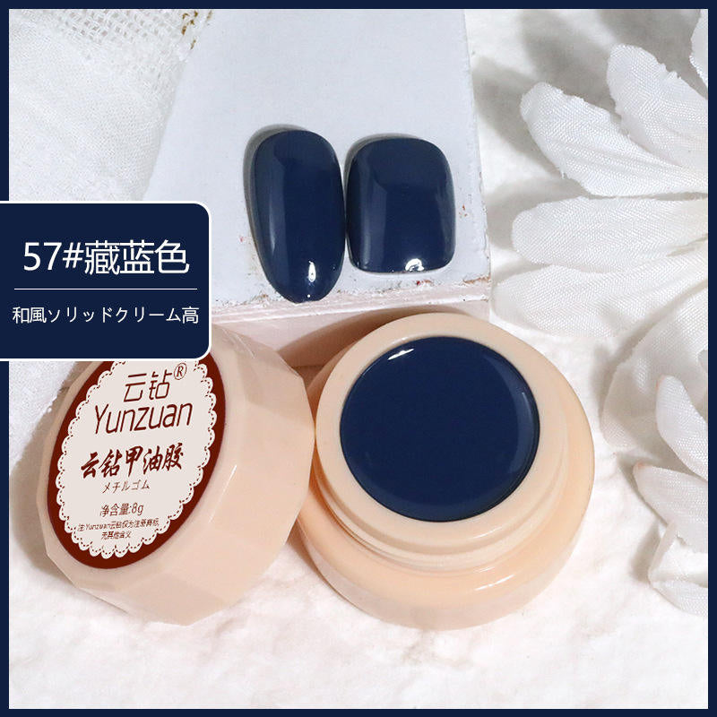 68 Colors 8g Oil Painting No-Wipe Patting Gel, Silk Smooth Natural Gradient Long-Lasting Sponge Nail Gel