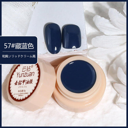 68 Colors 8g Oil Painting No-Wipe Patting Gel, Silk Smooth Natural Gradient Long-Lasting Sponge Nail Gel