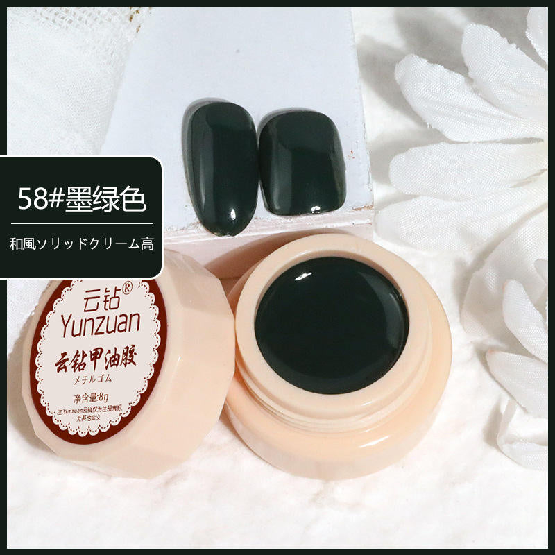 68 Colors 8g Oil Painting No-Wipe Patting Gel, Silk Smooth Natural Gradient Long-Lasting Sponge Nail Gel