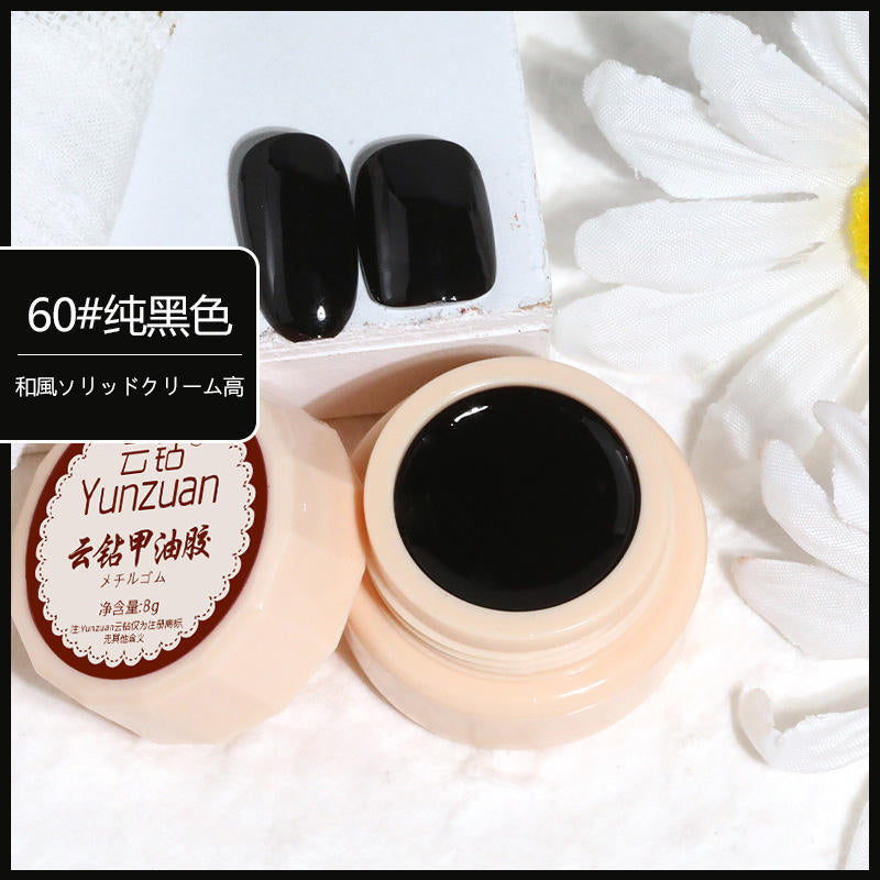 68 Colors 8g Oil Painting No-Wipe Patting Gel, Silk Smooth Natural Gradient Long-Lasting Sponge Nail Gel