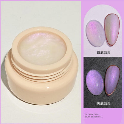 68 Colors 8g Oil Painting No-Wipe Patting Gel, Silk Smooth Natural Gradient Long-Lasting Sponge Nail Gel